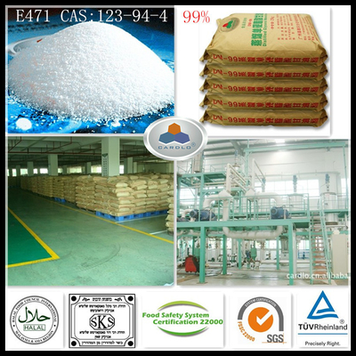 Białe monoglicerydy destylowane GMS E471 Dodatek do żywności
